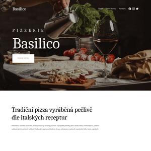 webová šablona pro Pizzerie